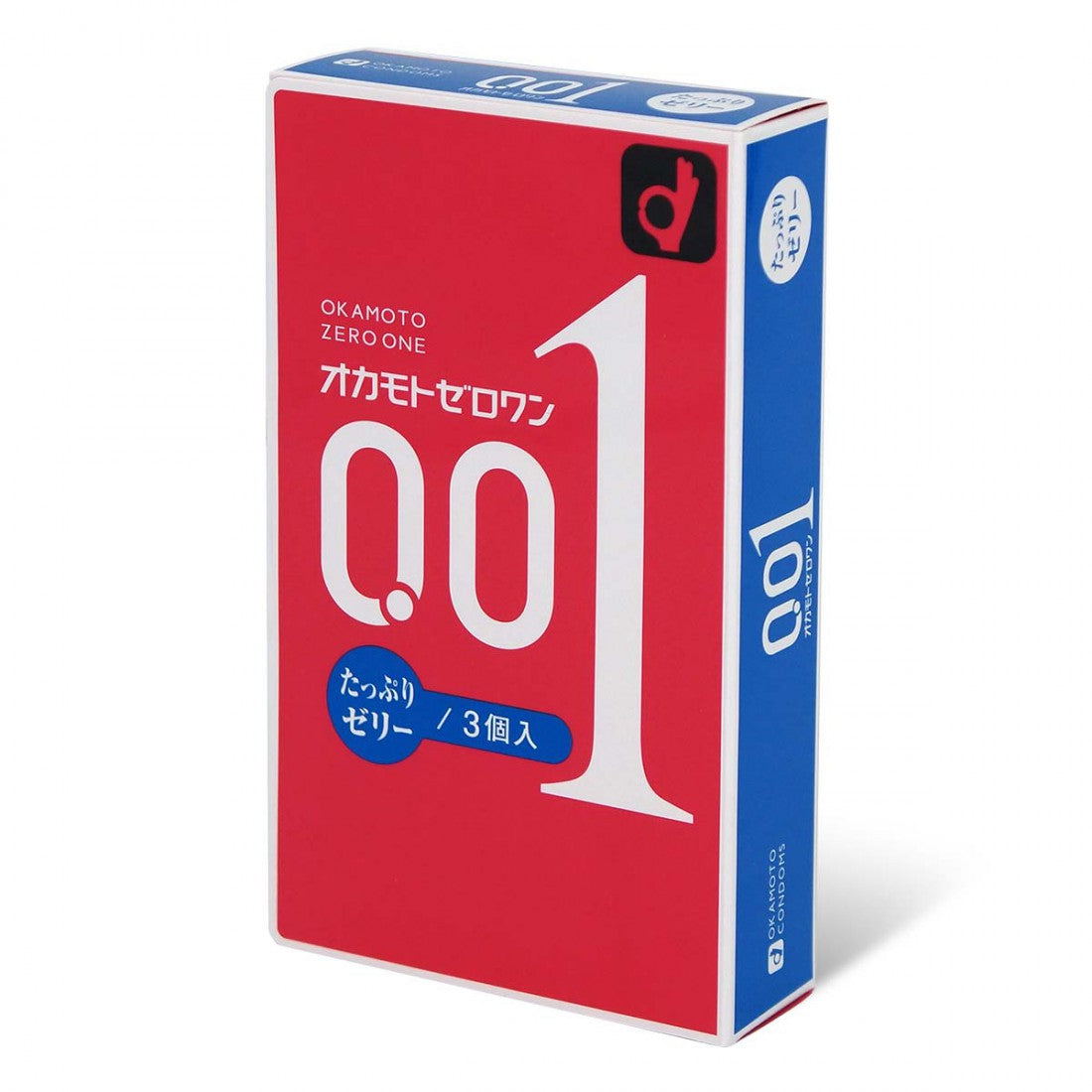 岡本 0.01安全套 潤滑劑加量 3 片裝 PU 安全套