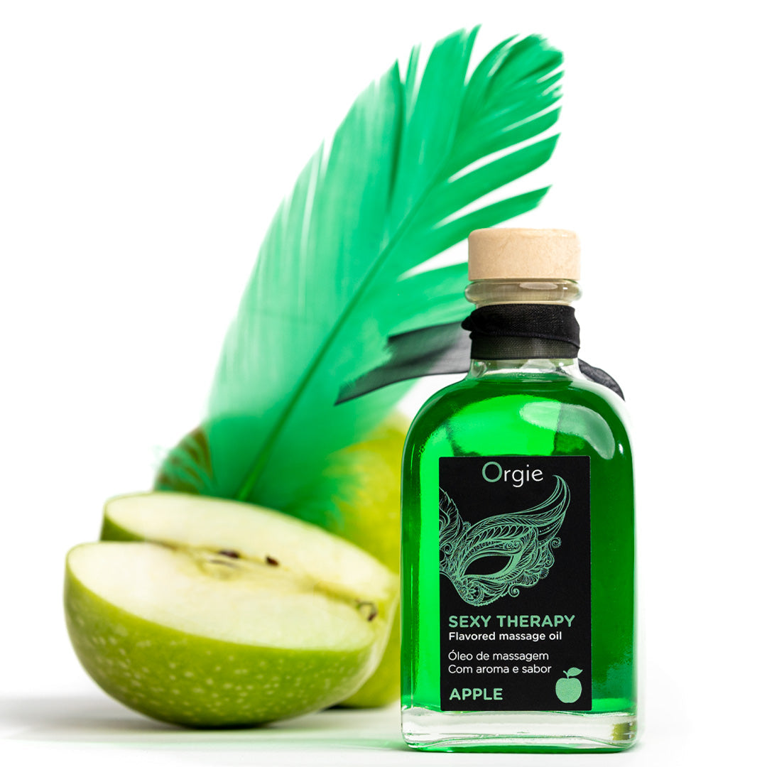 Orgie Lips Massage Kit Apple 熱感可食用按摩油(青蘋果)