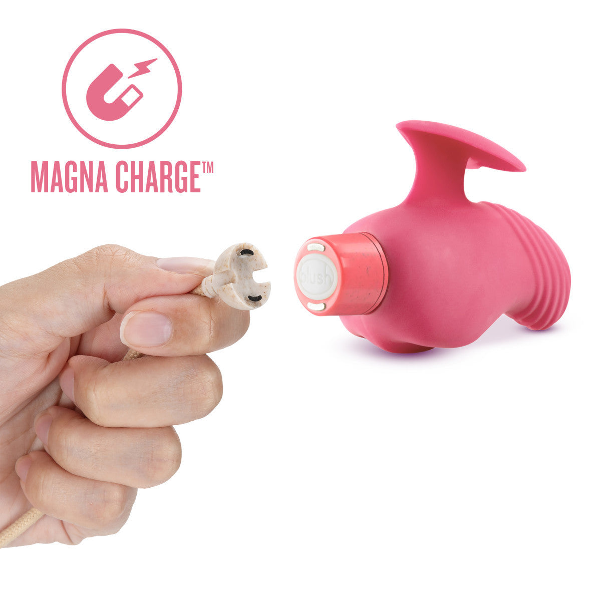 Gaia | Eco Love: Plant-Based 3" Waterproof Multifunction Powerful Vibrator in Coral - Sustainably Made with BioTouch & BioFeel 基於植物的 3 英寸防水多功能珊瑚振動器