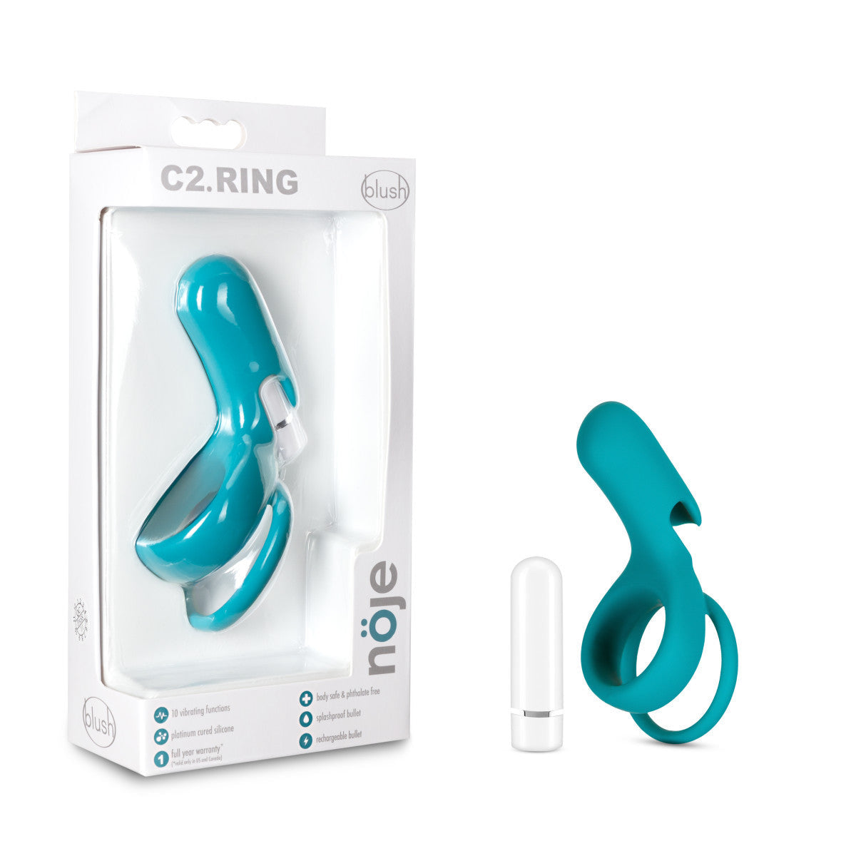 美國Blush Noje | C2 Juniper:可充電振動陰莖環 -