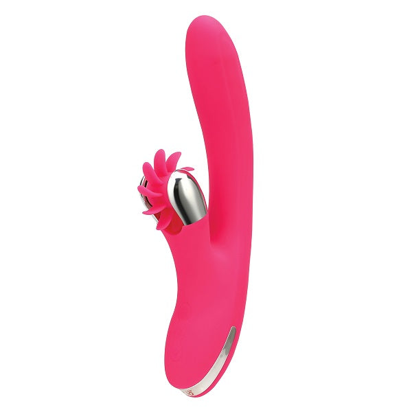 Begonia Angel – Beginner Vibrator with Windmill Tongue 初學者 風車形舌頭 G點按摩棒 – 粉红色