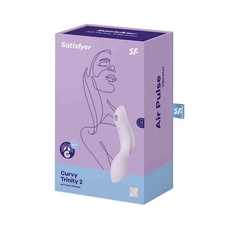 德國Satisfyer Curvy Trinity 2 陰蒂吸吮+震動按摩棒