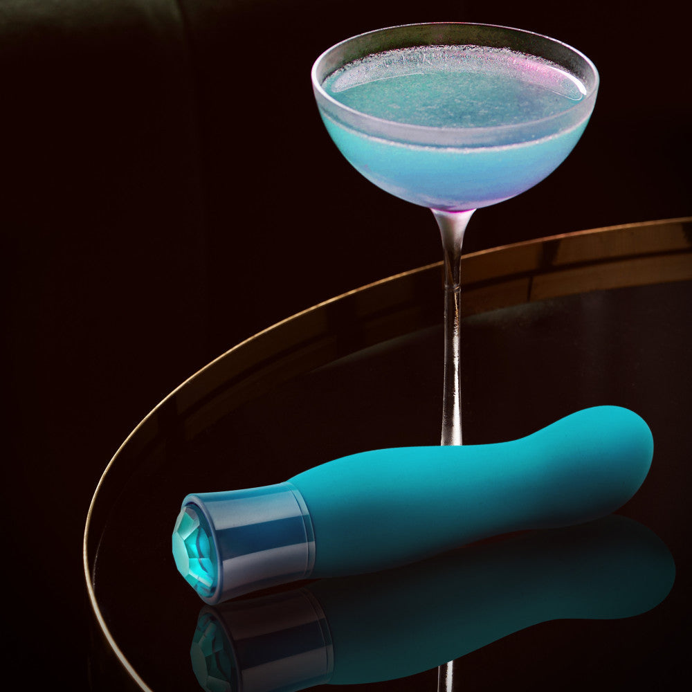 美國Blush Oh My Gem Fierce 5.5 英寸黃玉色 G 點振動器 -