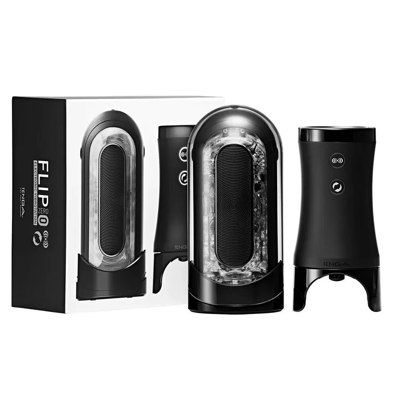日本TENGA FLIP 0 (ZERO) [ELECTRONIC VIBROTATION/勁炫黑&旋轉震動器
