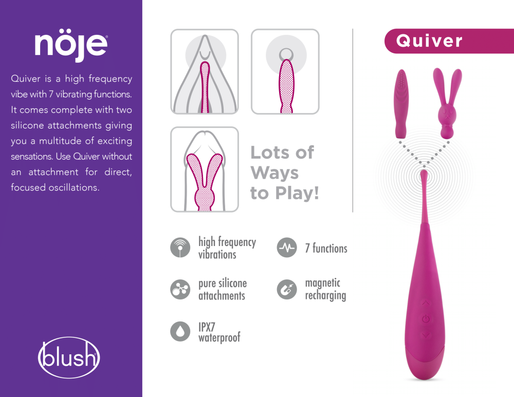 美國Blush Noje Quiver Lily 7.5 吋振動器