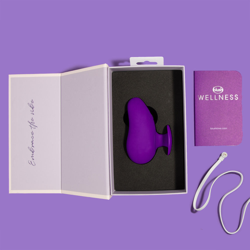 美國BlushWellness By | Palm Sense RumbleTech 紫色 UltraSilk 振動器 -