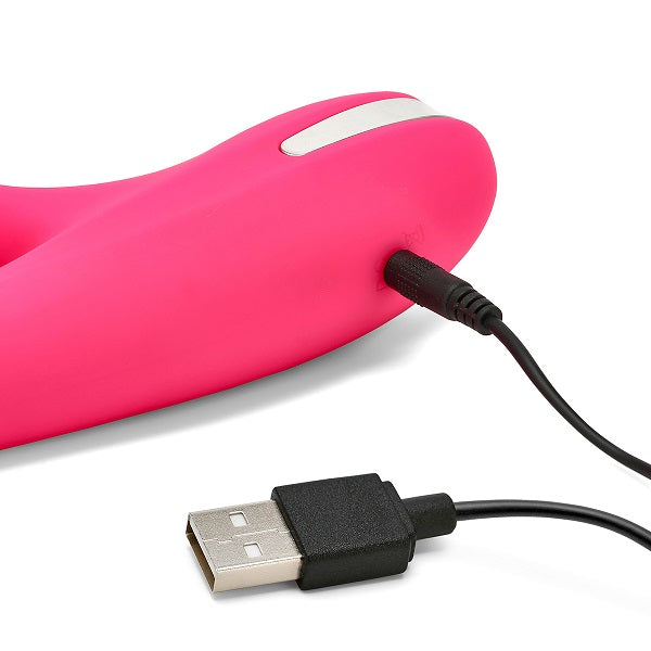 Begonia Angel – Beginner Vibrator with Windmill Tongue 初學者 風車形舌頭 G點按摩棒 – 粉红色