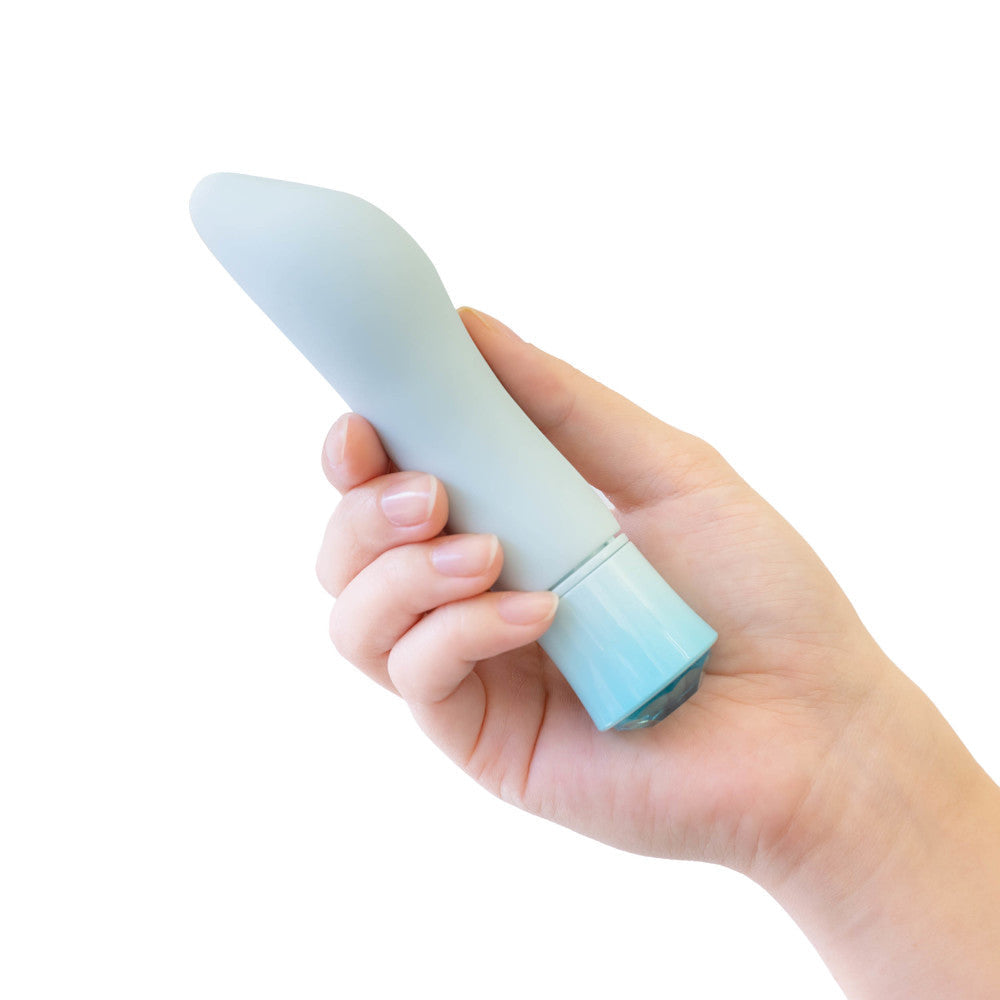 美國 Blush Oh My Gem Ardor 5.5 吋海藍寶石溫暖 G 點震動器