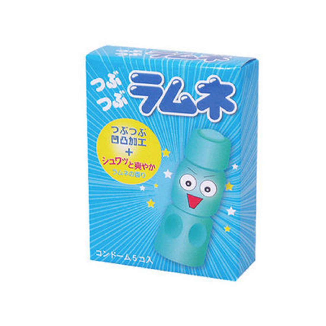 粒粒波子氣水安全套 (5個)