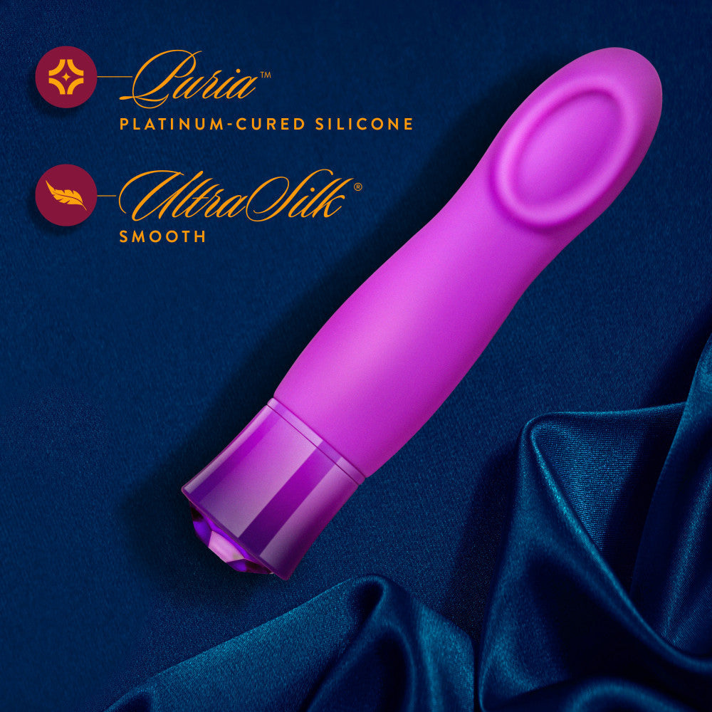 美國 Blush Oh My Gem Charm 5.5 吋紫水晶溫暖 G 點震動器