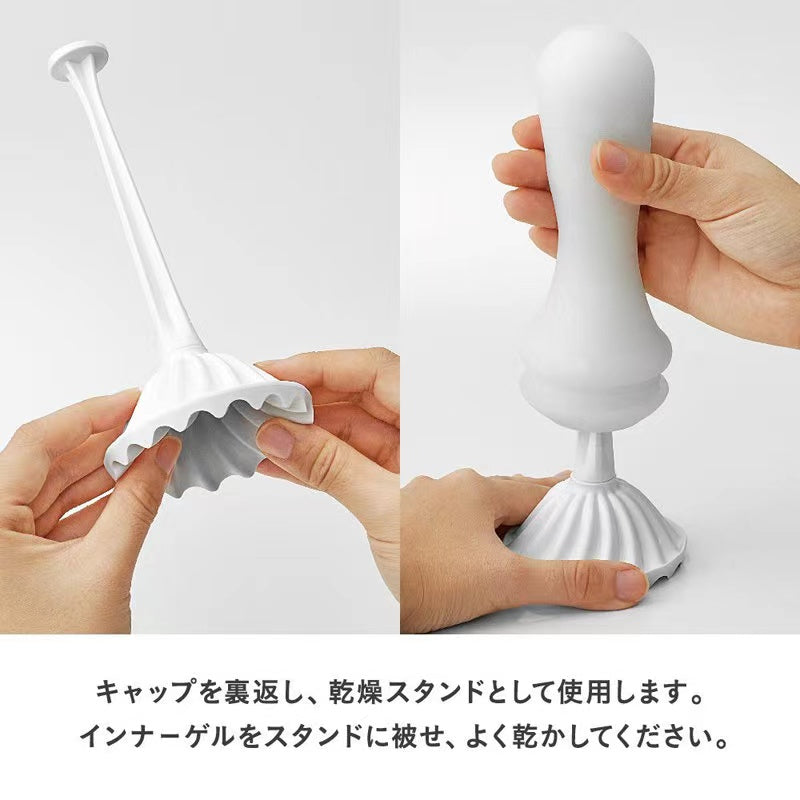 TENGA MOOVA 旋轉吸力飛機杯 白色 軟版