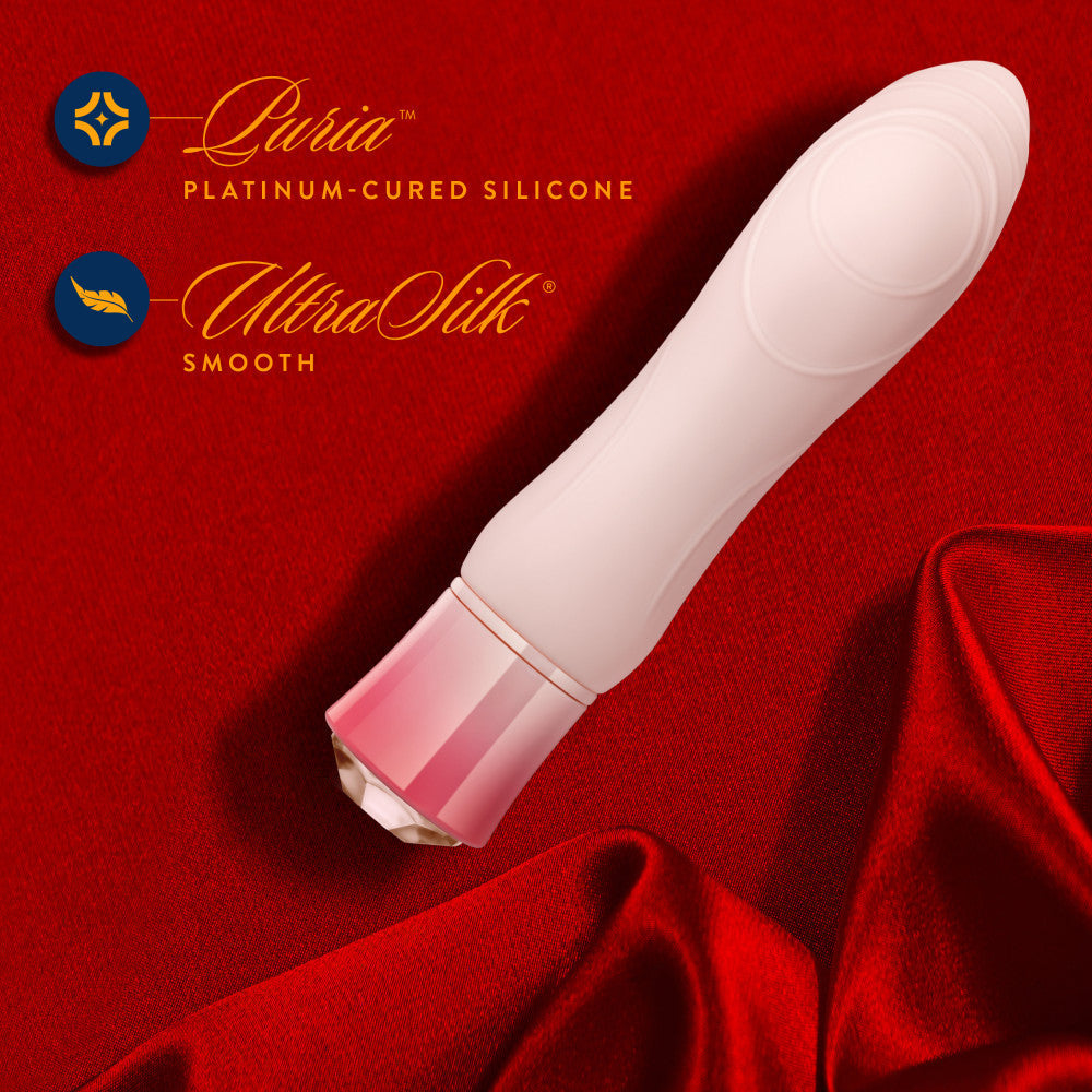 美國 Blush Oh My Gem 優雅 5.5 吋摩根石保暖 G 點震動器