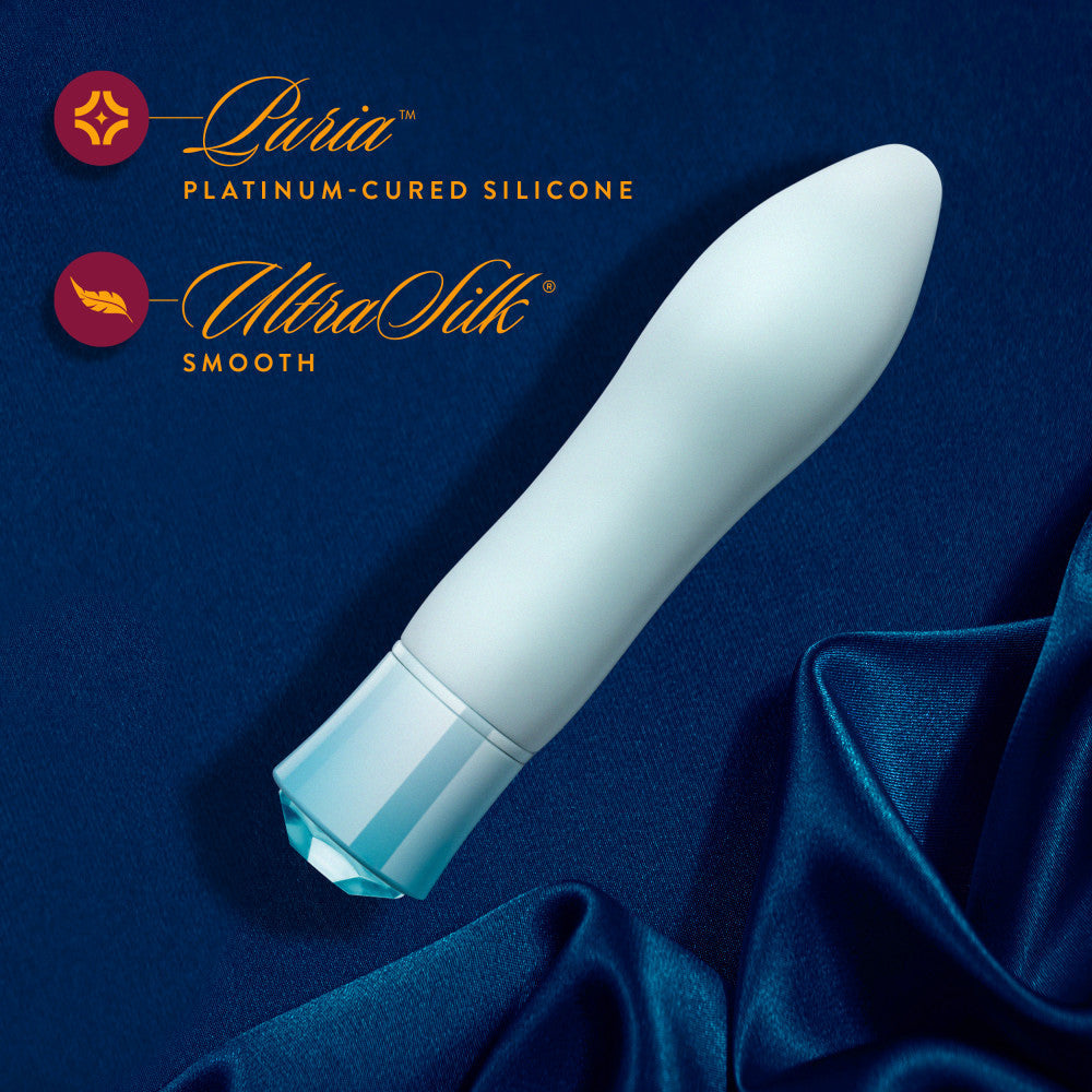 美國 Blush Oh My Gem Ardor 5.5 吋海藍寶石溫暖 G 點震動器