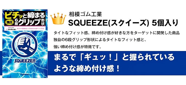 日本相模SAGAMI6段環紋安全套(日本版二代 | 5個裝)