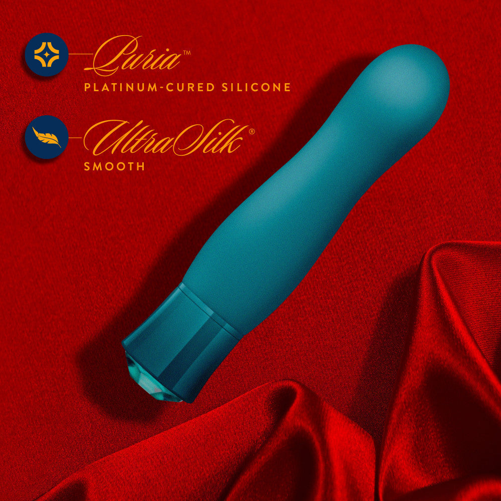 美國Blush Oh My Gem Fierce 5.5 英寸黃玉色 G 點振動器 -