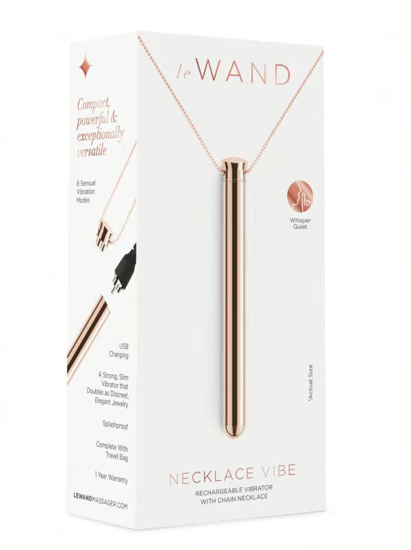 Le Wand Necklace頸鏈按摩器-玫瑰金色