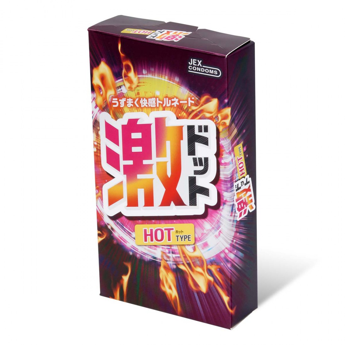 JEX 超級突點發熱型安全套-8片