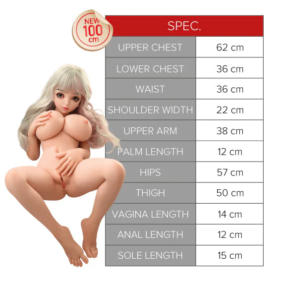 Jorokumo 100cm 高質仿真娃娃 Realistic Silicone Love Doll