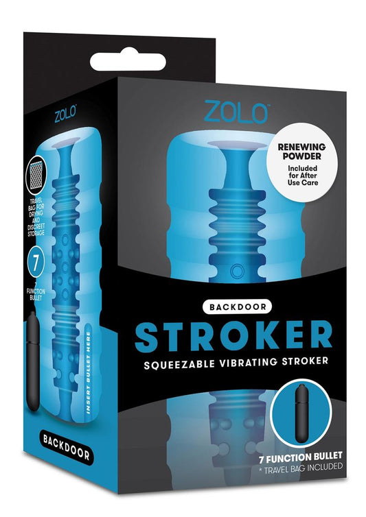 ZOLO Backdoor Squeezable Vibrating Stroker震動飛機杯