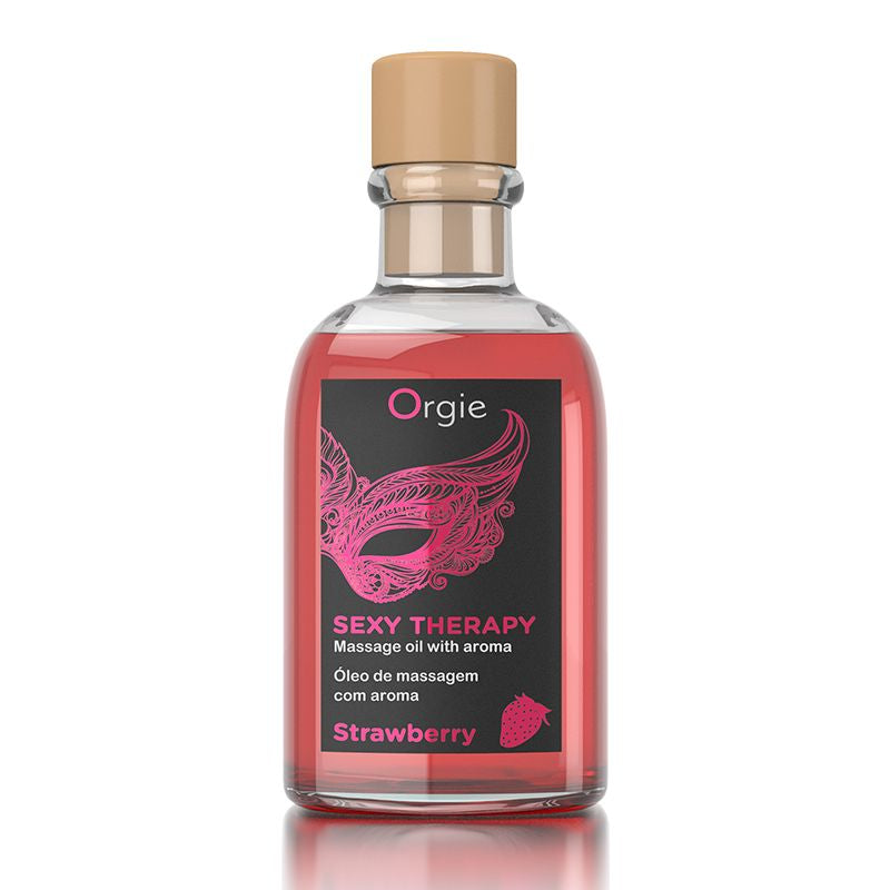 Orgie Lips Massage Kit Strawberry可食用按摩油(士多啤梨)