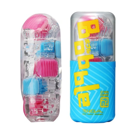 TENGA Bobble 跳動杯 重複性飛機杯-Crazy Cubes瘋狂磚