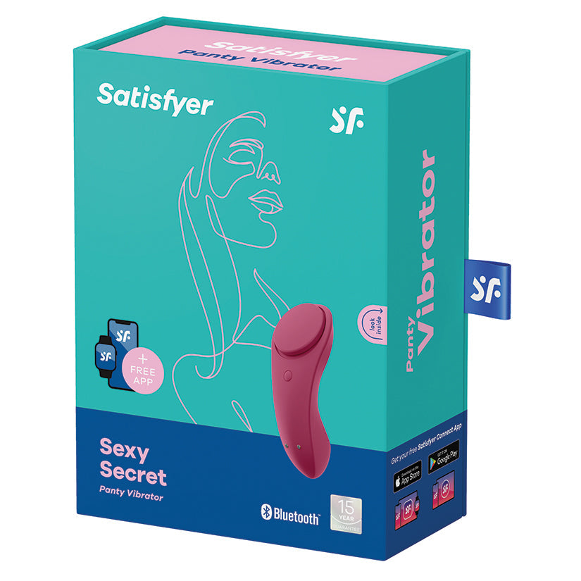 Satisfyer Sexy Secret 手機遙控磁吸式內褲震動器（紅色
