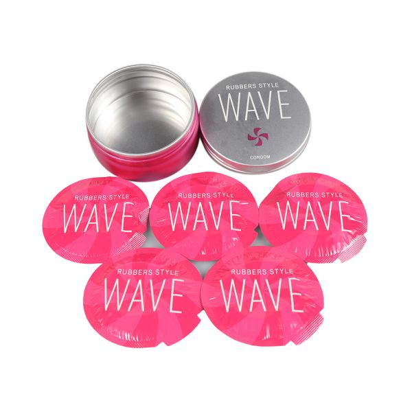 日本JAPAN MEDICAL- Rubbers Style Condom Wave 0.03 螺旋形狀 盒裝安全套 – 5片裝