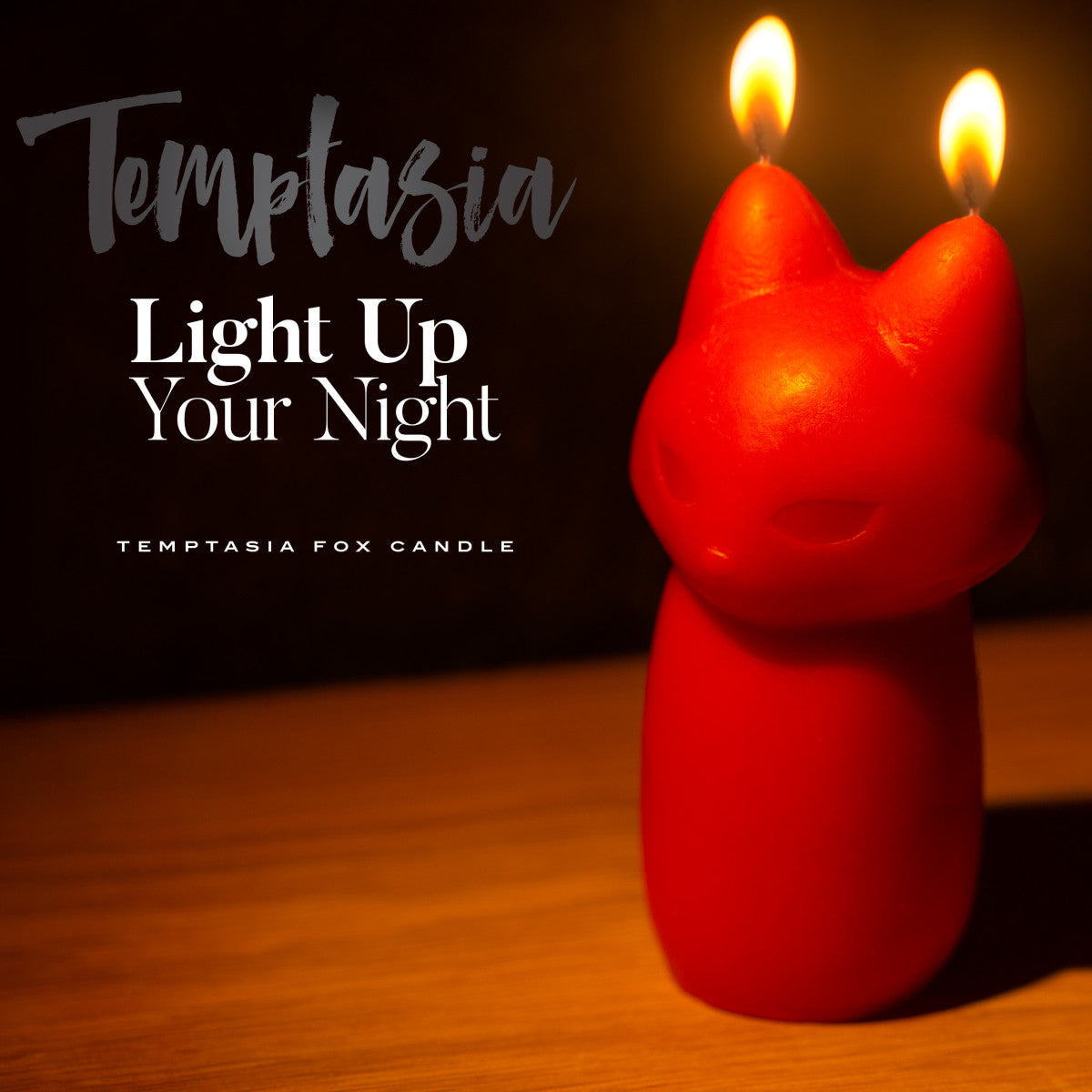 美國Blush Temptasia - 狐狸滴水蠟燭 - 紅色